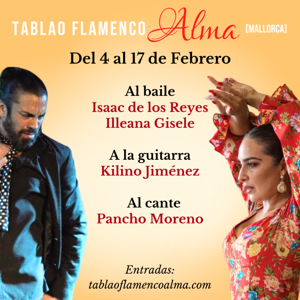 Isaac de los reyes febrero tablao flamenco alma Mallorca